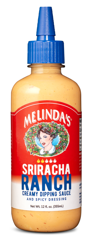 slide 1 of 1, Melinda's Sriracha Ranch Creamy Dipping Sauce And Spicy Dressing, 12 fl oz