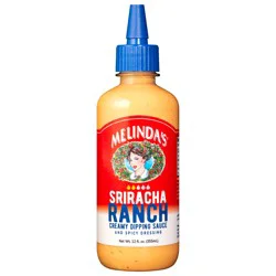 Melinda's Sriracha Ranch Creamy Dipping Sauce and Spicy Dressing