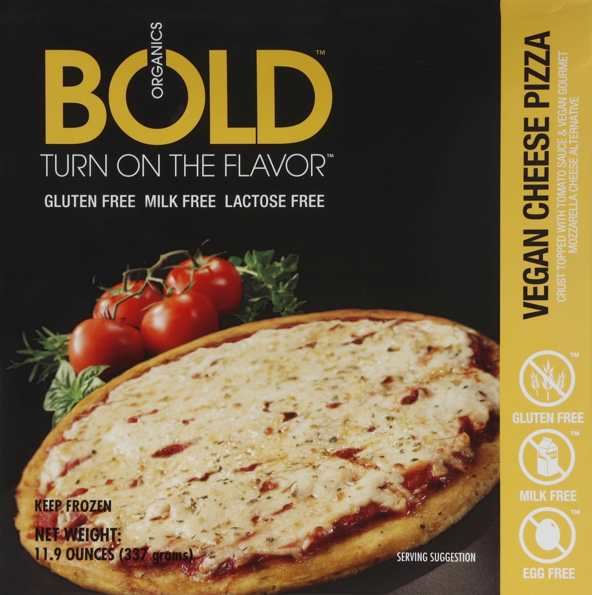 slide 1 of 4, Bold Organics Pizza 11.9 oz, 11.9 oz