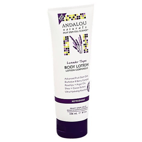 slide 1 of 1, Andalou Naturals Body Lotion Lavndr Thyme, 8 oz