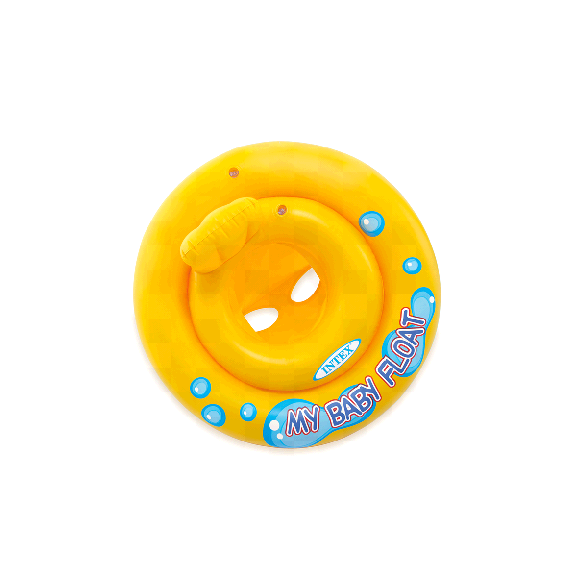 slide 2 of 2, Intex My Baby Float with Pillow Backrest - Yellow, 26.5 in