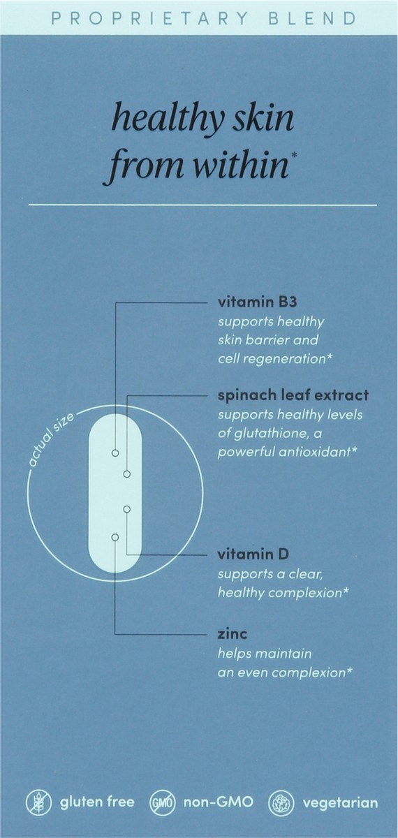 slide 7 of 9, Hers Glow Skin Health Probiotic 30 Capsules, 30 ct