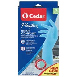 O-Cedar O Cedar Gloves, Fresh Comfort, Small
