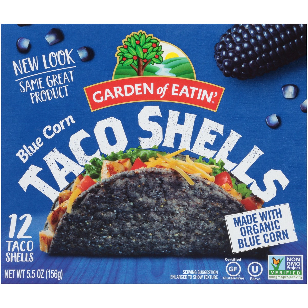 slide 1 of 1, Garden of Eatin' Blue Corn Taco Shells, 5.5 oz