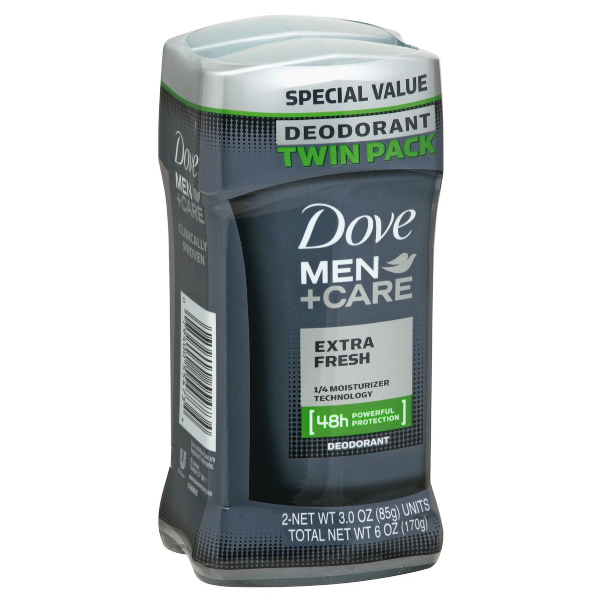 slide 7 of 9, Dove Men+Care Deodorant Stick for Men Clean Comfort, 3 oz, Twin Pack, 3 oz