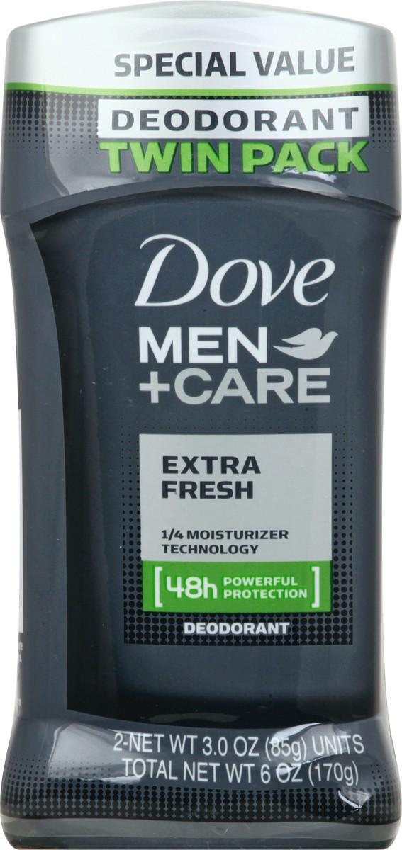 slide 4 of 9, Dove Men+Care Deodorant Stick for Men Clean Comfort, 3 oz, Twin Pack, 3 oz