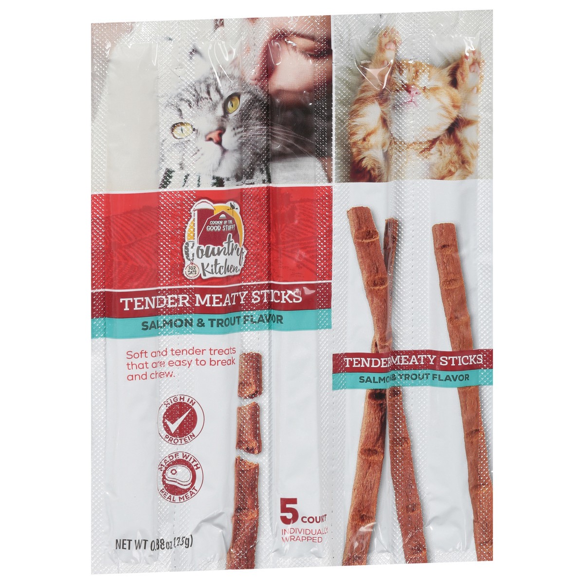 slide 14 of 15, Country Kitchen Tender Salmon & Trout Flavor Meaty Sticks 5 ea, 5 ct