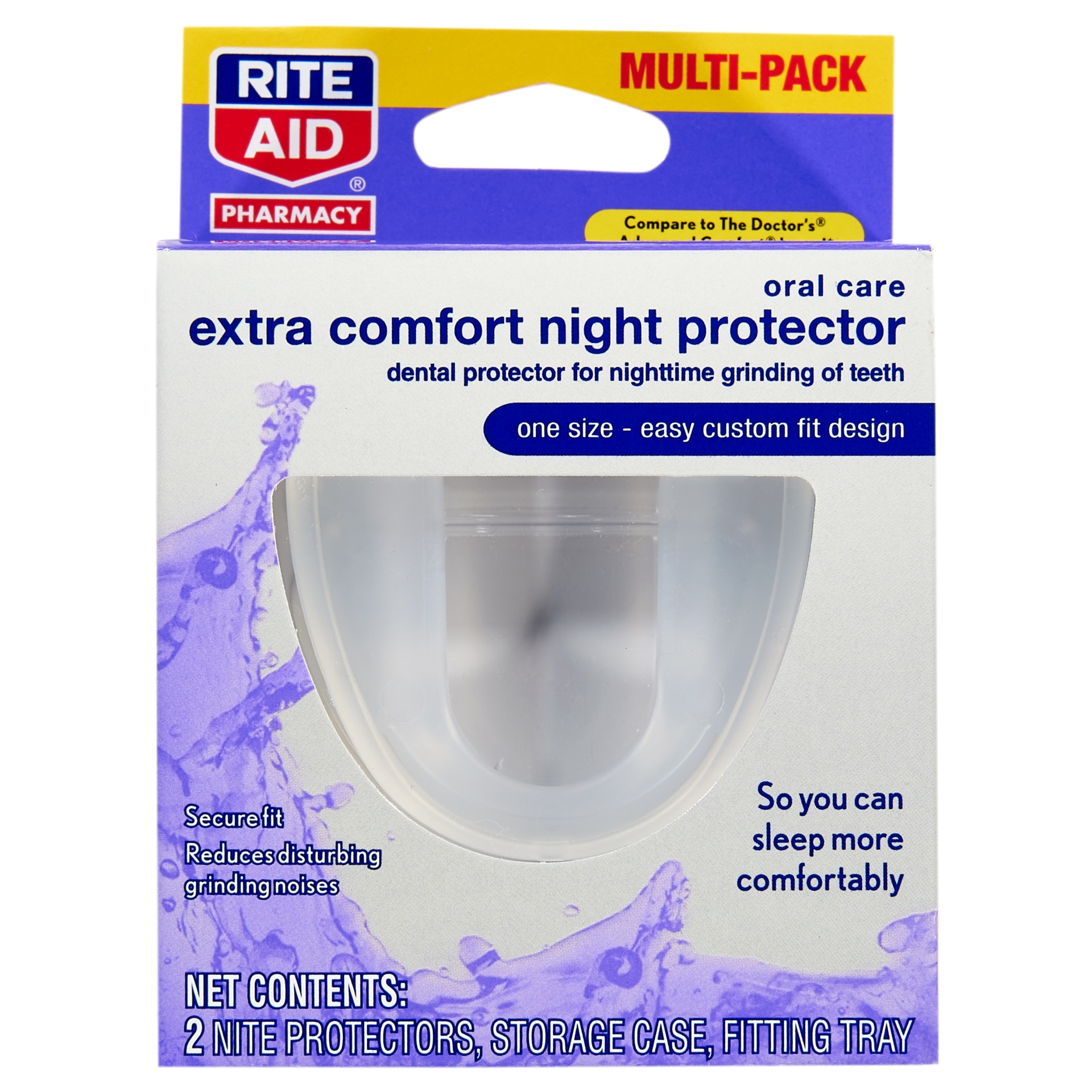 slide 1 of 5, Rite Aid Oral Care Extra Comfort Night Protector, 2 ct