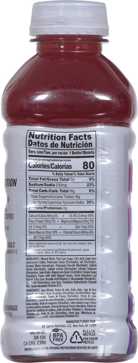 slide 2 of 15, BODYARMOR Flash I.V. Grape Electrolyte Sports Drink, 20 fl oz Bottle, 20 oz