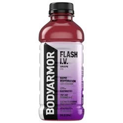 BODYARMOR Flash I.V. Grape Electrolyte Sports Drink, 20 fl oz Bottle