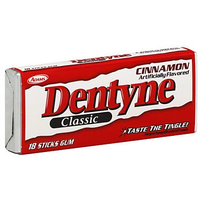 slide 1 of 5, Dentyne Classic Nostalgia Gum, 18 ct