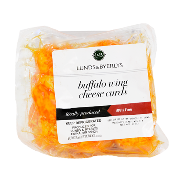 slide 1 of 1, L&B Buffalo Wing Cheese Curds, 12 oz