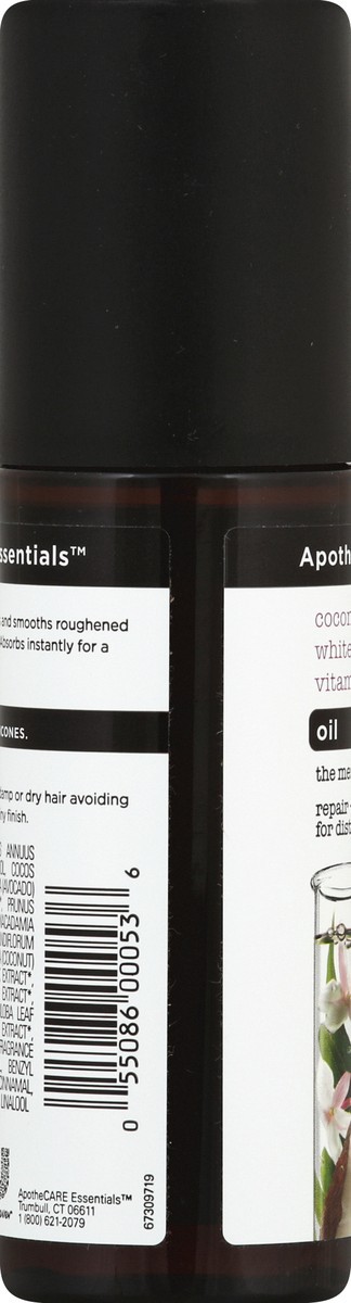 slide 3 of 6, ApotheCARE Essentials the Mender Coconut Milk, White Jasmine, Vitamin E Hair Oil, 4 fl oz