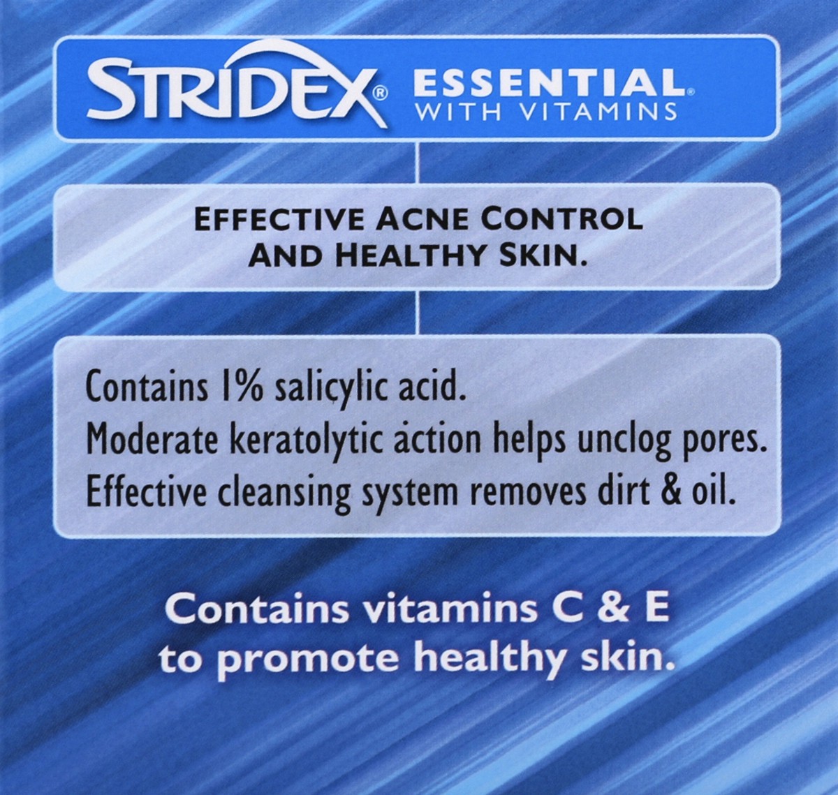 slide 3 of 6, Stridex Medicated Essential Care Pads, 55 ct