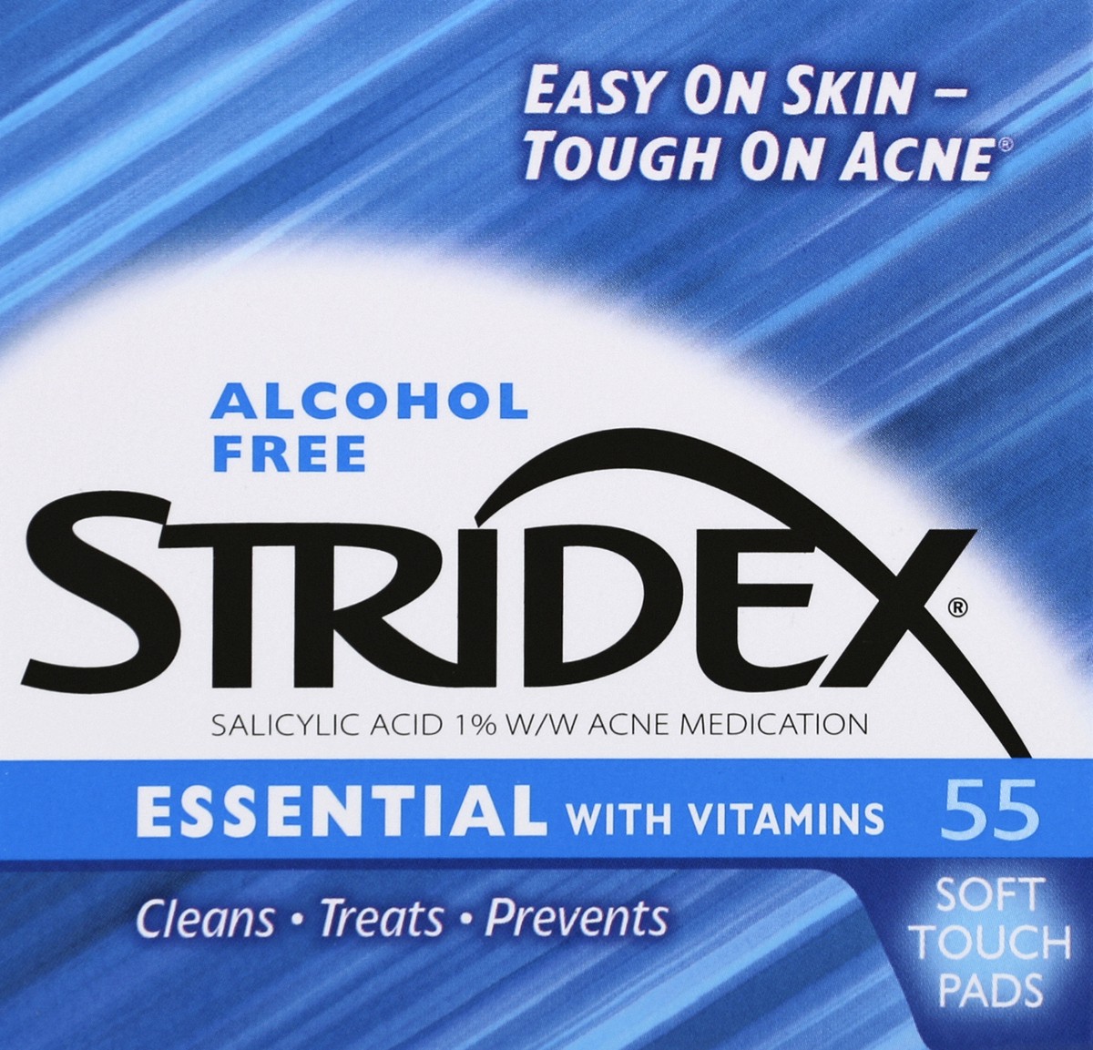 slide 5 of 6, Stridex Medicated Essential Care Pads, 55 ct