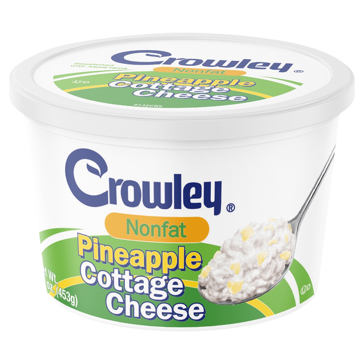 slide 7 of 9, Crowley Nonfat Pineapple Cottage Cheese, 16 oz, 16 oz