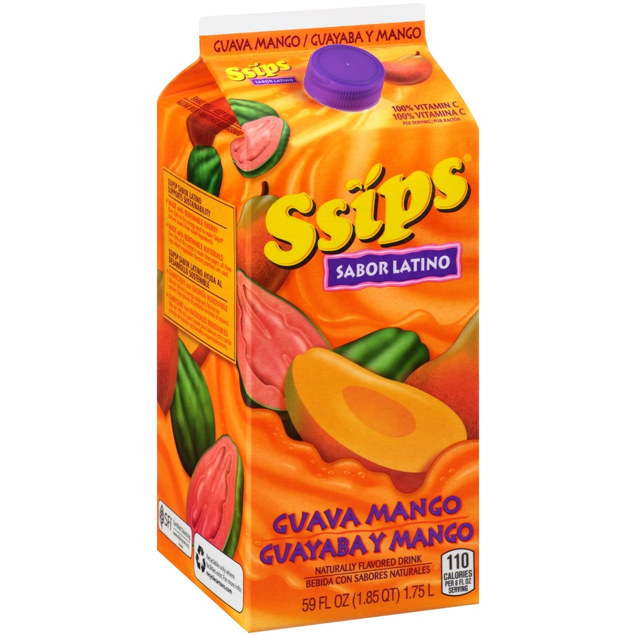 slide 2 of 8, Ssips Sabor Guava Mango, 59 fl oz