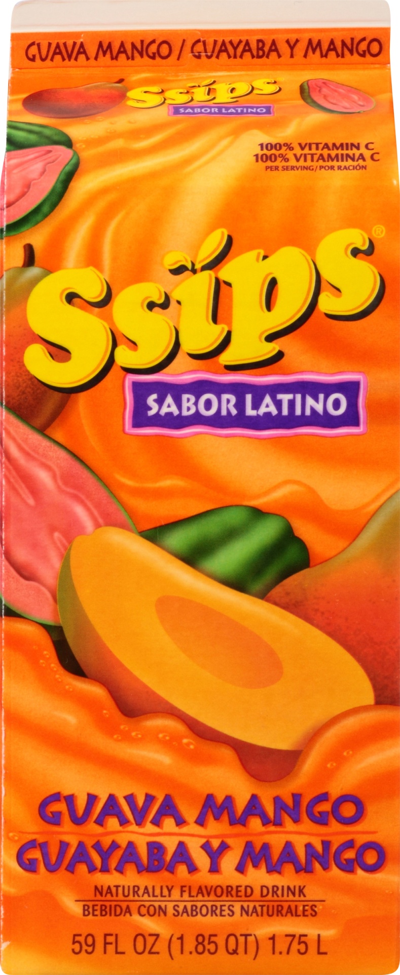 slide 6 of 8, Ssips Sabor Guava Mango, 59 fl oz