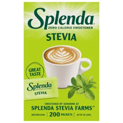 Splenda Zero Calorie Stevia Sweetener - 200 ea