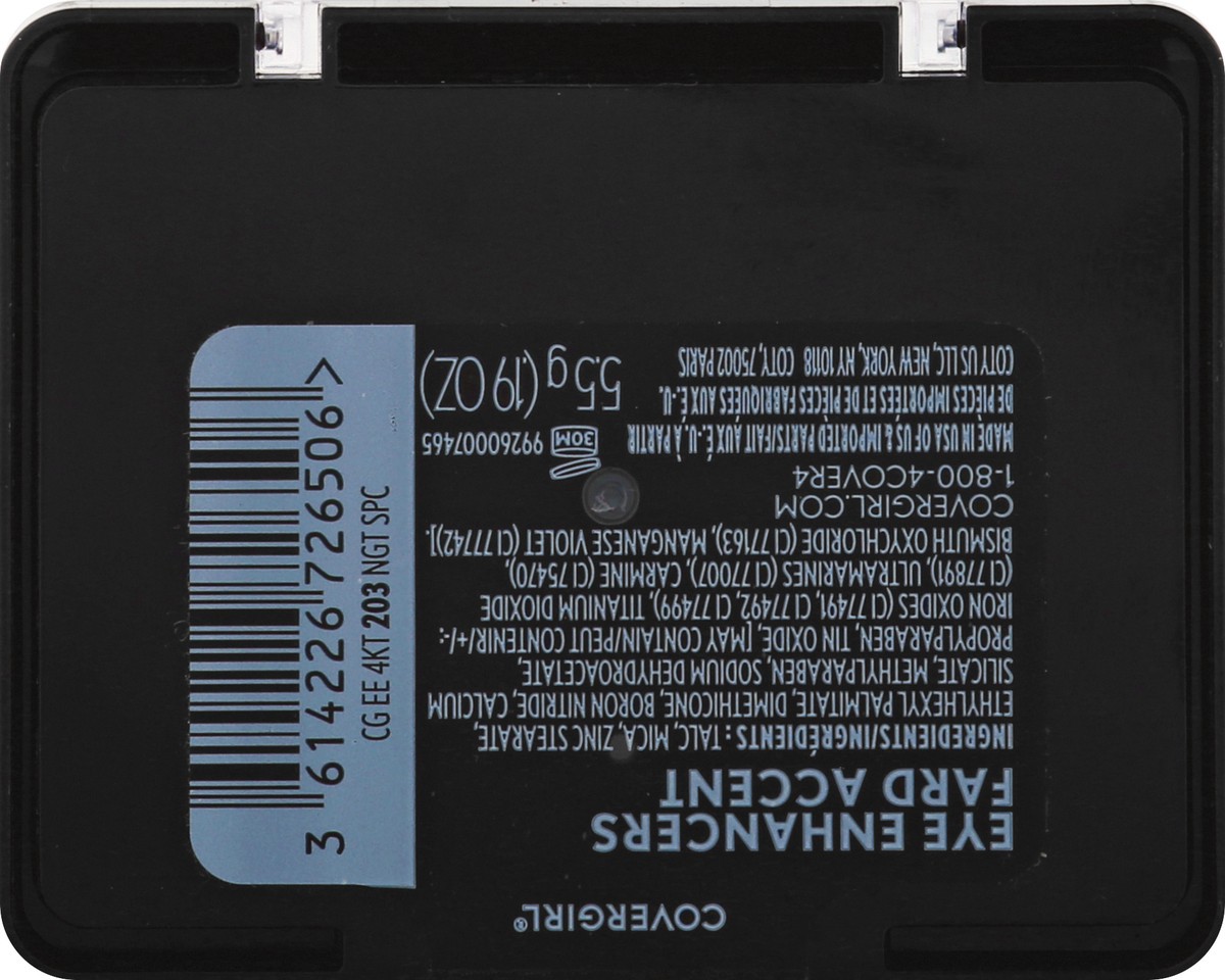 slide 4 of 11, Covergirl COVERGIRL Eye Enhancers 4Kit Eyeshadow Palette Negative Space 203, 6 G 0.19 OZ, 5.50 g