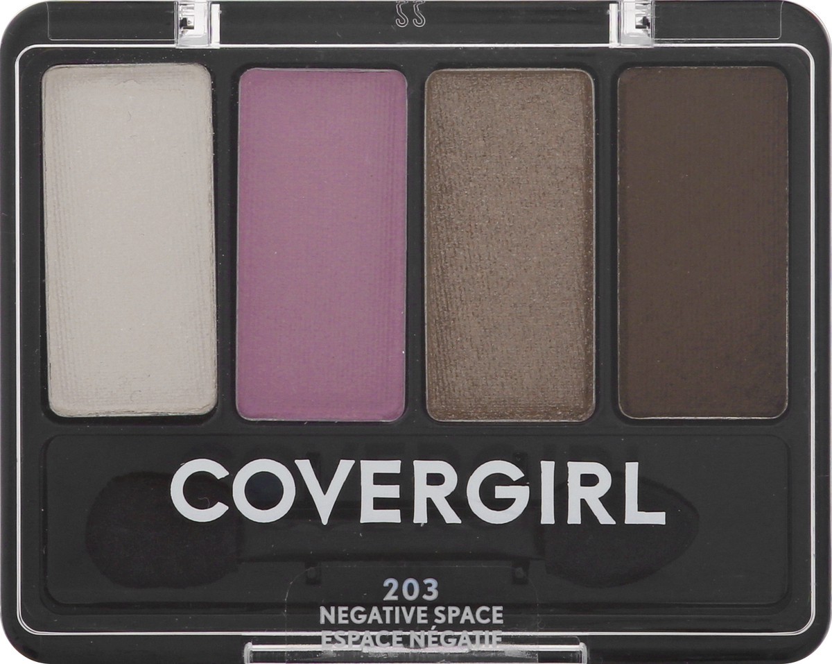 slide 1 of 11, Covergirl COVERGIRL Eye Enhancers 4Kit Eyeshadow Palette Negative Space 203, 6 G 0.19 OZ, 5.50 g