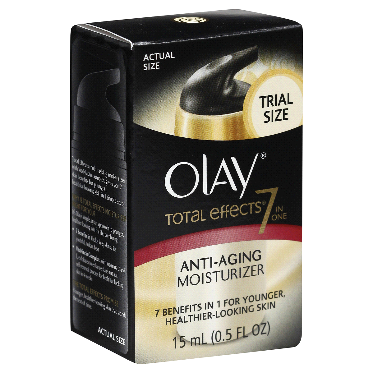 slide 2 of 7, Olay Total Effects 7-In-1 Anti-Aging Moisturizer, Trial Size, 0.5 fl oz