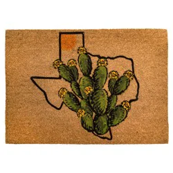 Texas Proud Texas Cactus Coir Doormat