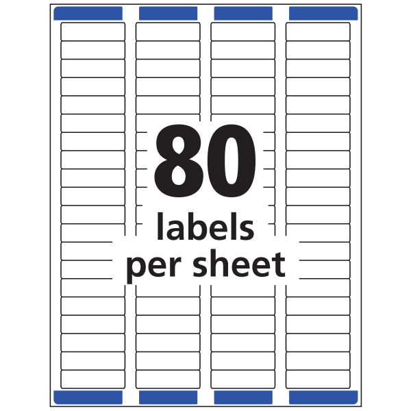 slide 8 of 8, Avery Easy Peel Permanent Laser Address Labels, Return, 15667, Clear, 800 ct