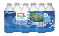 Giant Eagle Purified Water Bottles - 405.6 oz