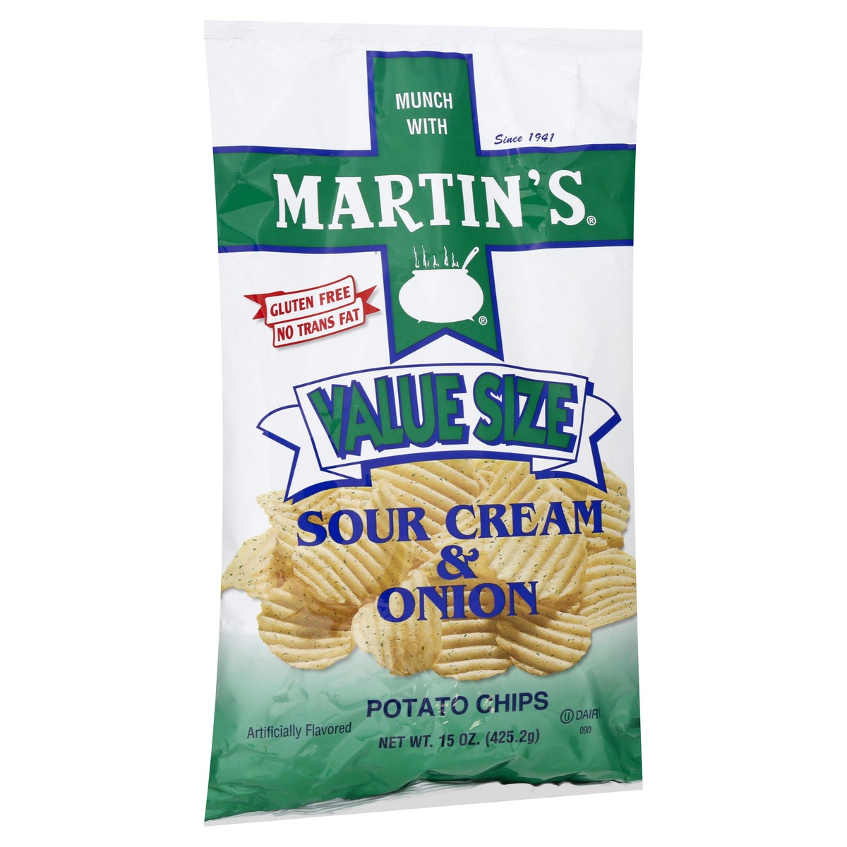 slide 9 of 13, Martin's Value Size Sour Cream & Onion Potato Chips 15 oz, 15 oz