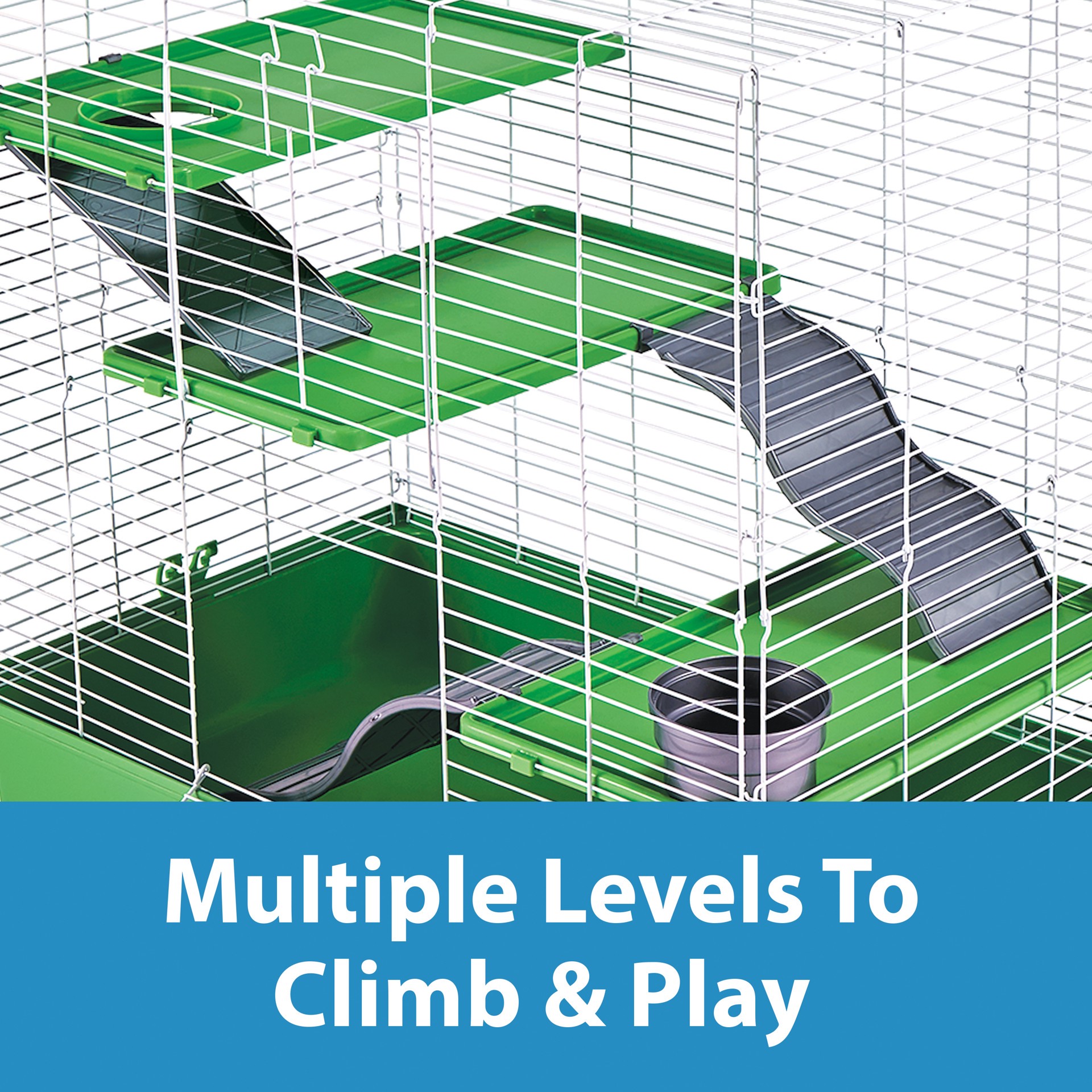 slide 2 of 10, Kaytee My First Home Ferret or Chinchilla Starter Kit, 30" L X 18" W X 29" H, 1 ct