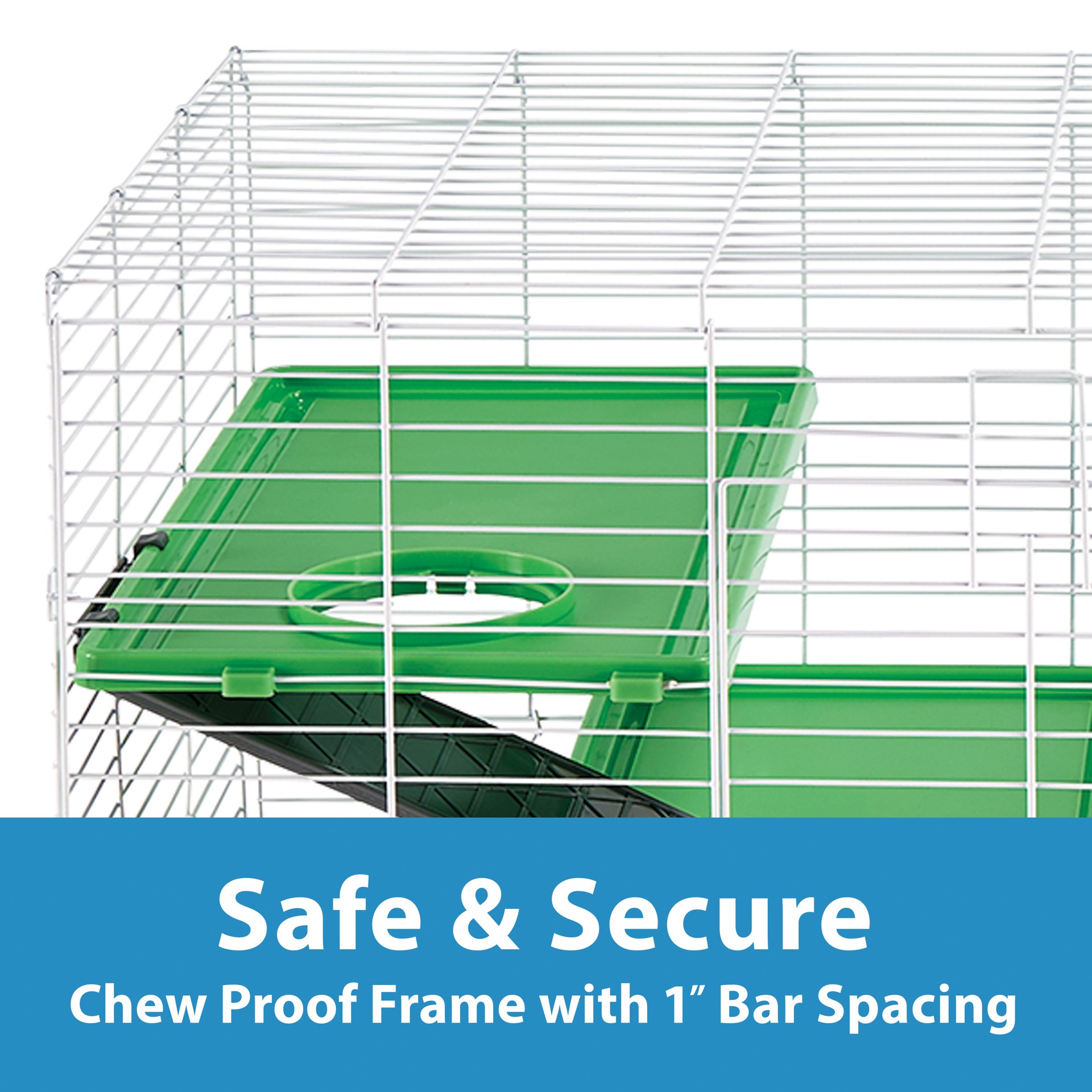 slide 10 of 10, Kaytee My First Home Ferret or Chinchilla Starter Kit, 30" L X 18" W X 29" H, 1 ct