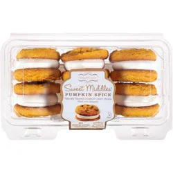 Our Specialty Sweet Middles Pumpkin Spice Cinnamon Cream Cheese Filled Mini Desserts 7.75 oz. Clamshell