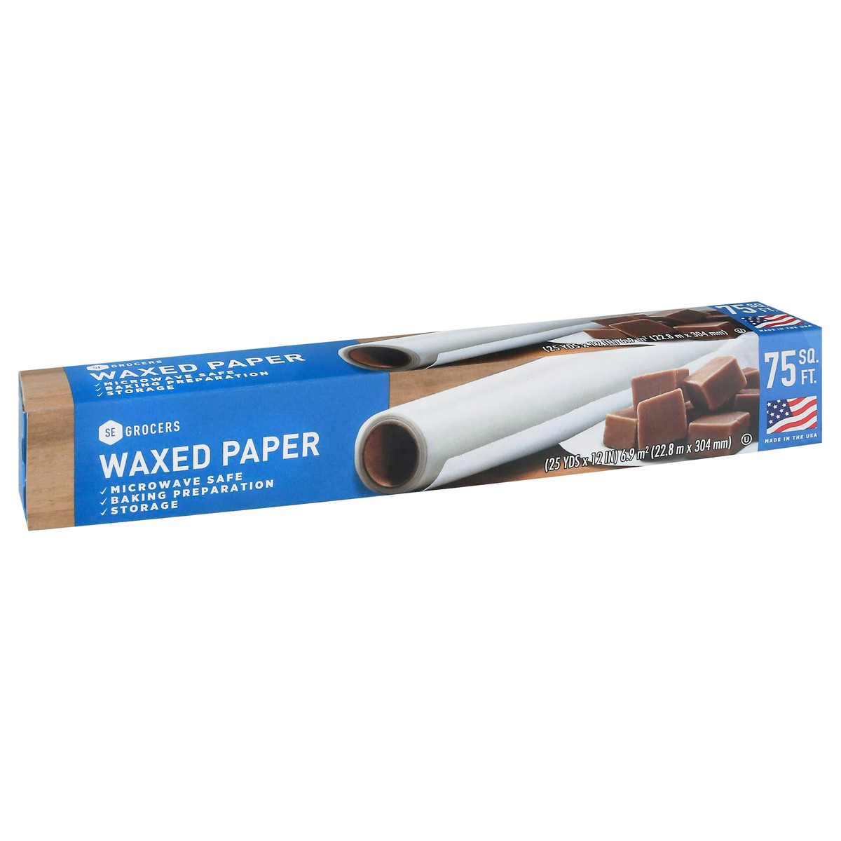 slide 5 of 12, SE Grocers Waxed Paper, 75 sq ft