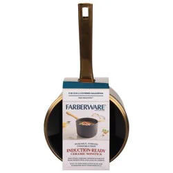 Farberware 3 Quart Induction-Ready Ceramic Nonstick Covered Saucepan