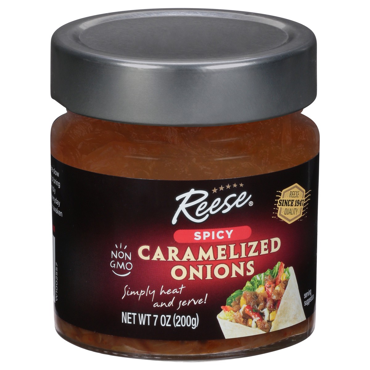 slide 5 of 14, Reese Spicy Caramelized Onions - 7 oz, 7 oz