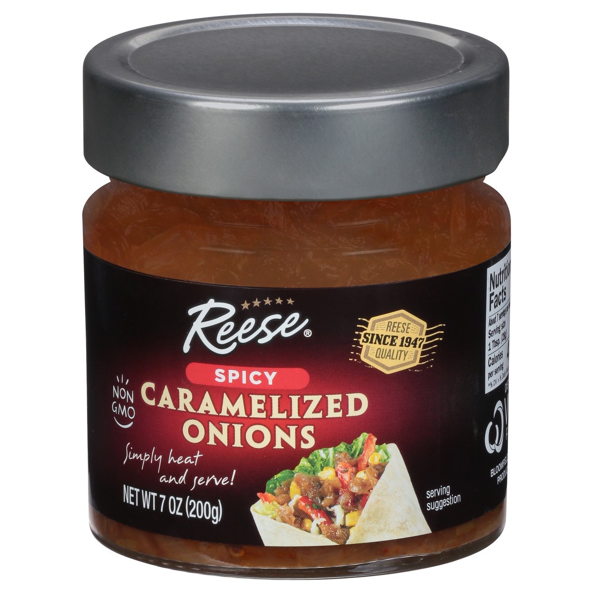 slide 9 of 14, Reese Spicy Caramelized Onions - 7 oz, 7 oz