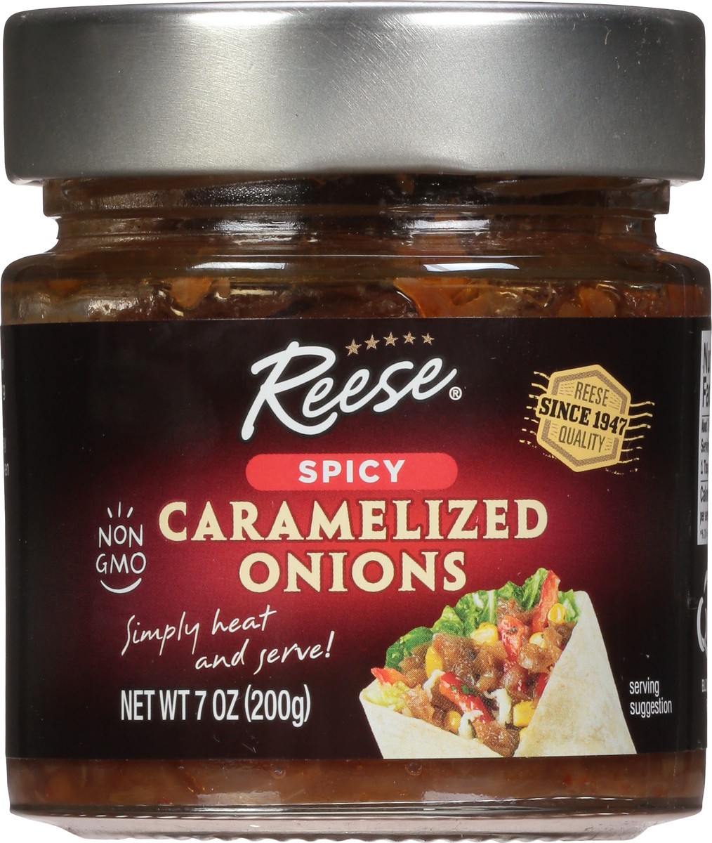 slide 10 of 14, Reese Spicy Caramelized Onions - 7 oz, 7 oz