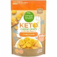 slide 1 of 1, Simple Truth Gluten Free Keto Cheddar Cheese Crisps, 2 oz