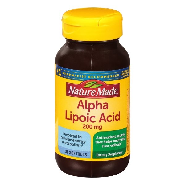 slide 1 of 4, Nature Made Alpha Lipoic Acid Softgels, 30 ct; 200 mg