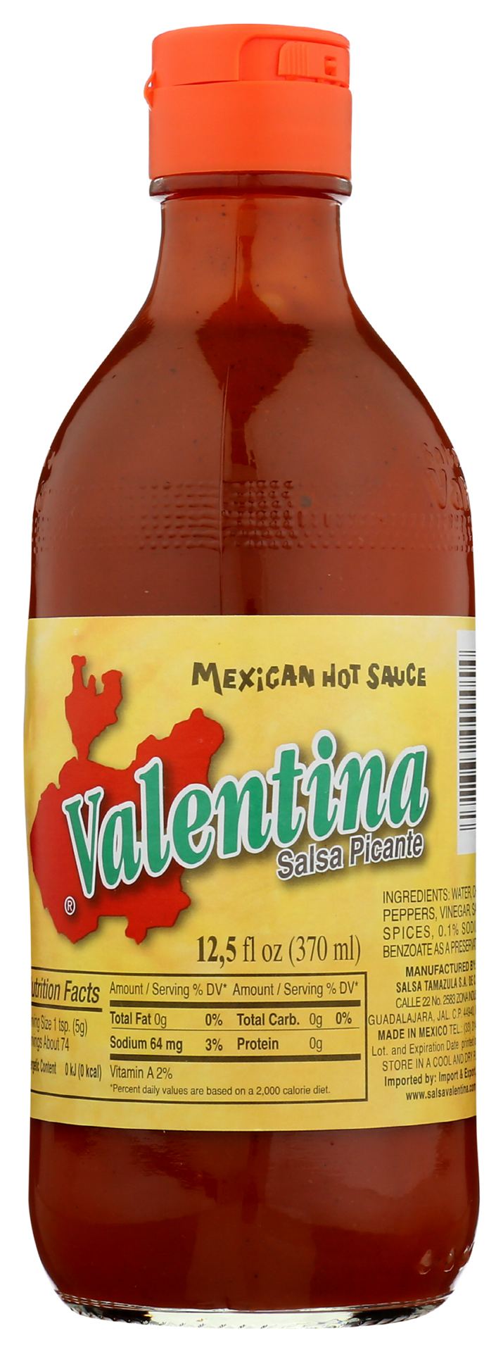 slide 1 of 3, Valentina Mexican Hot Sauce 12.5 fl oz, 12.5 fl oz