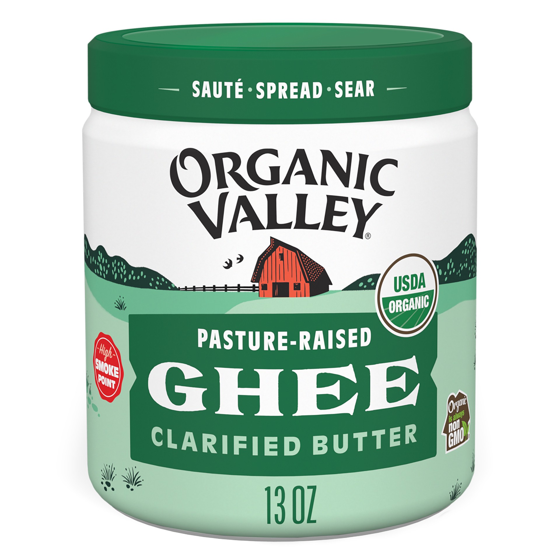 slide 1 of 13, ORGANIC VALLEY Organic Ghee Clarified Butter, 13 oz, 13 oz