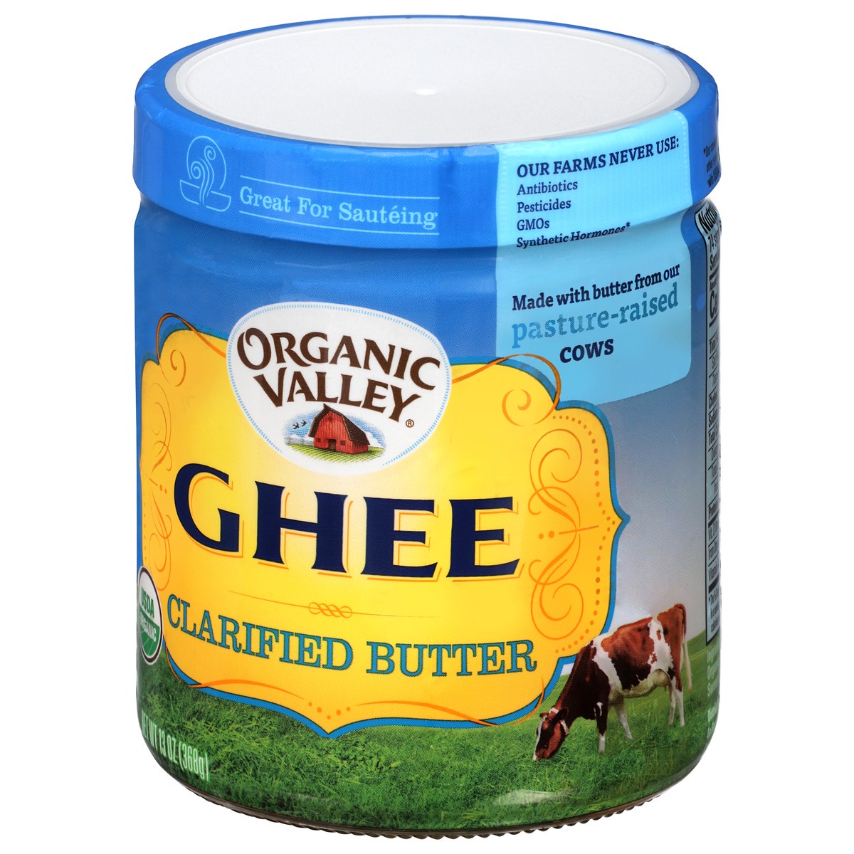 slide 12 of 13, ORGANIC VALLEY Organic Ghee Clarified Butter, 13 oz, 13 oz