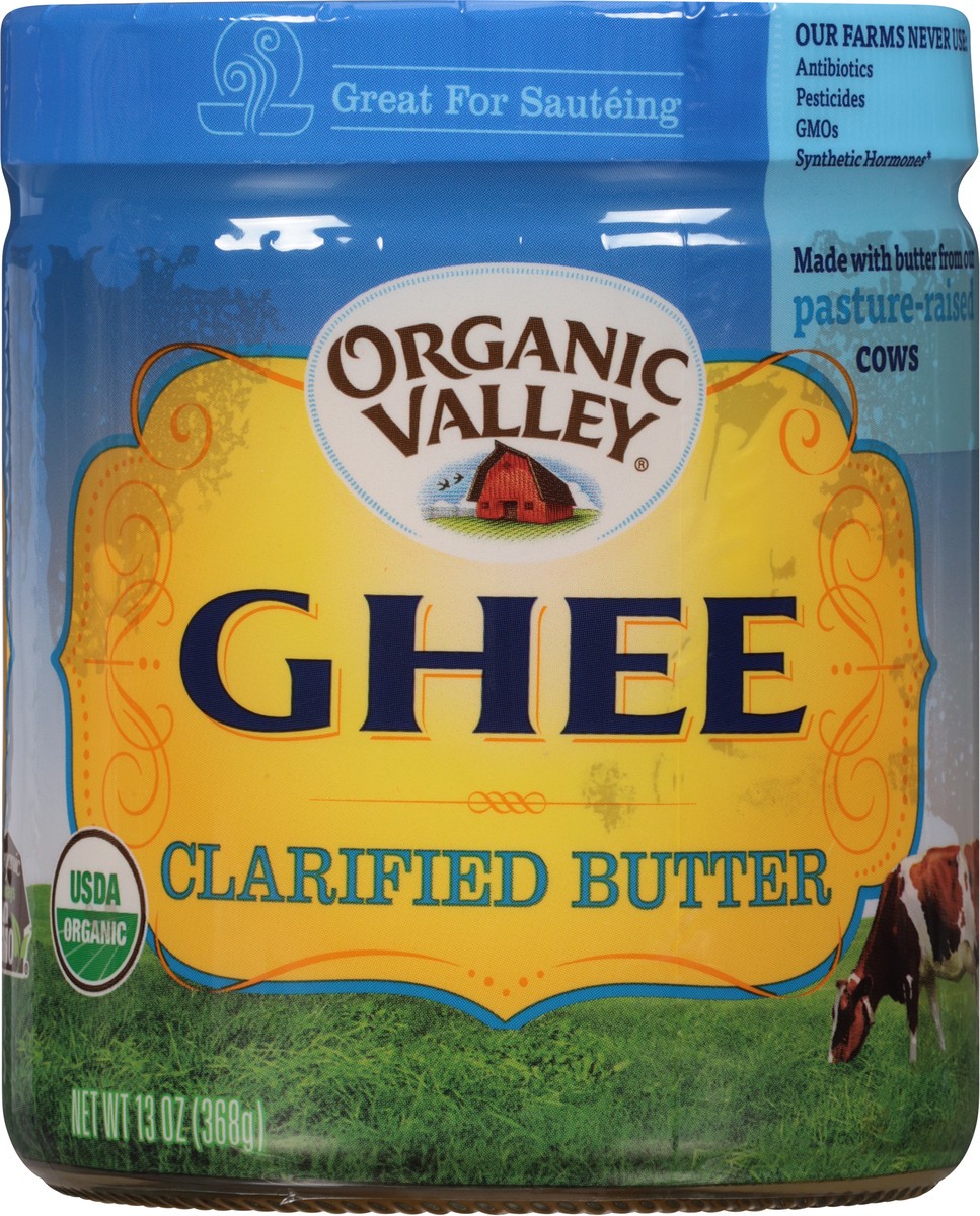 slide 5 of 13, ORGANIC VALLEY Organic Ghee Clarified Butter, 13 oz, 13 oz