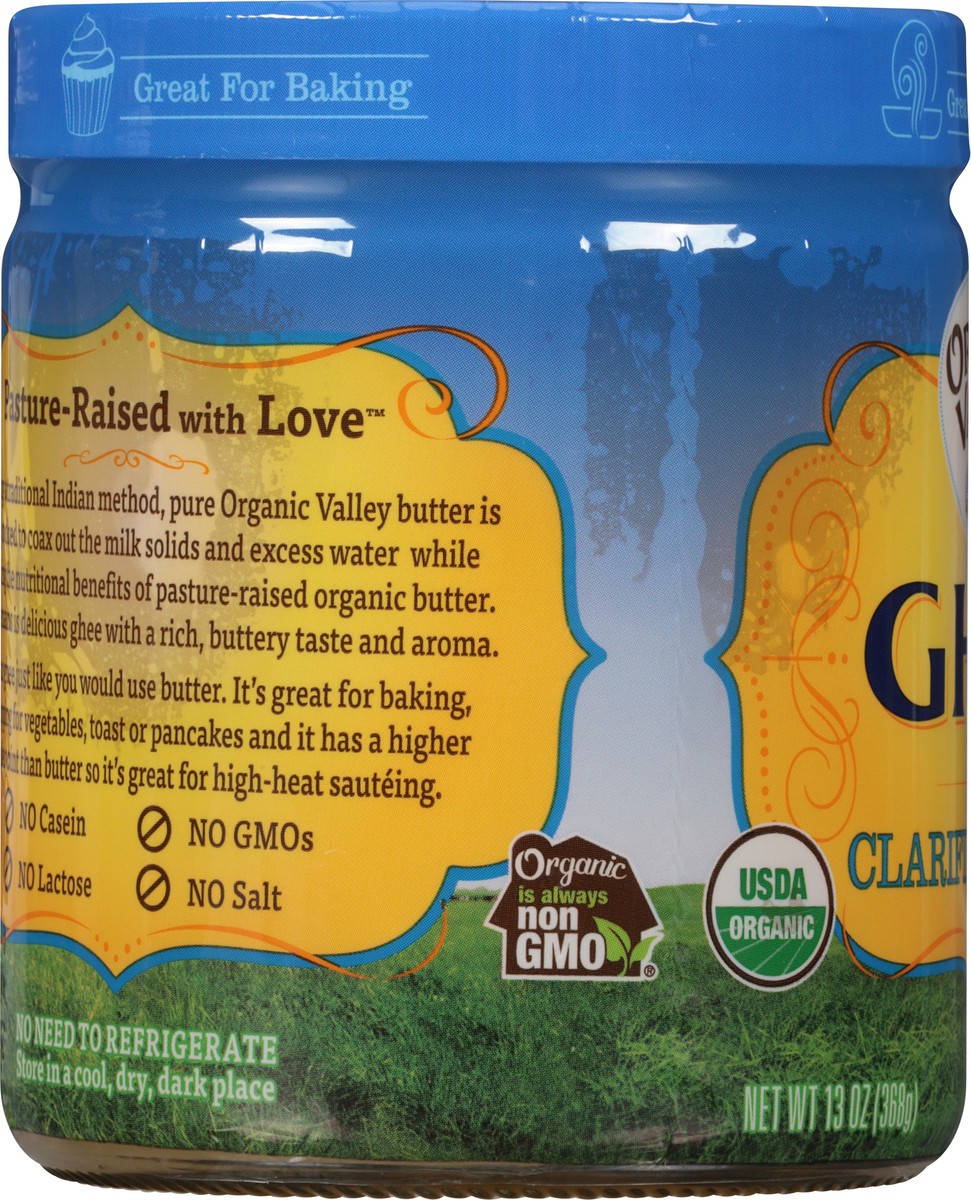 slide 9 of 13, ORGANIC VALLEY Organic Ghee Clarified Butter, 13 oz, 13 oz