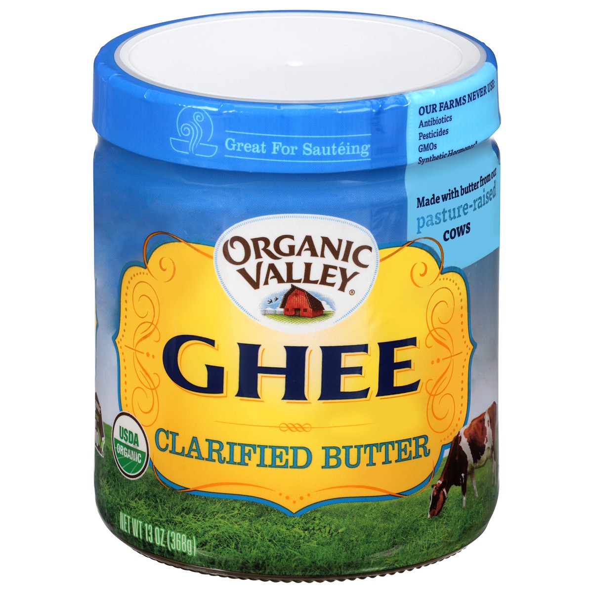 slide 1 of 13, Organic Valley Organic Ghee Clarified Butter 13 oz, 13 oz