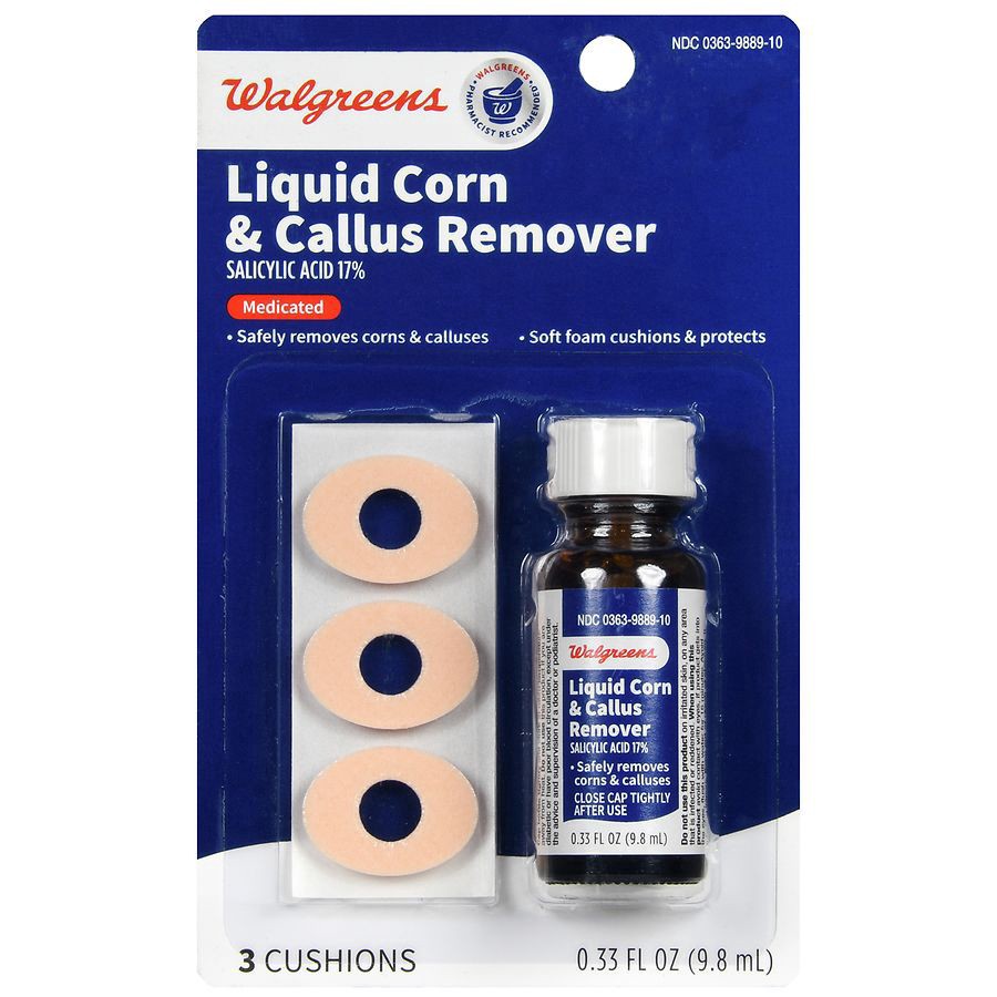 slide 1 of 5, Walgreens Liquid Corn And Callus Remover, 0.33 oz