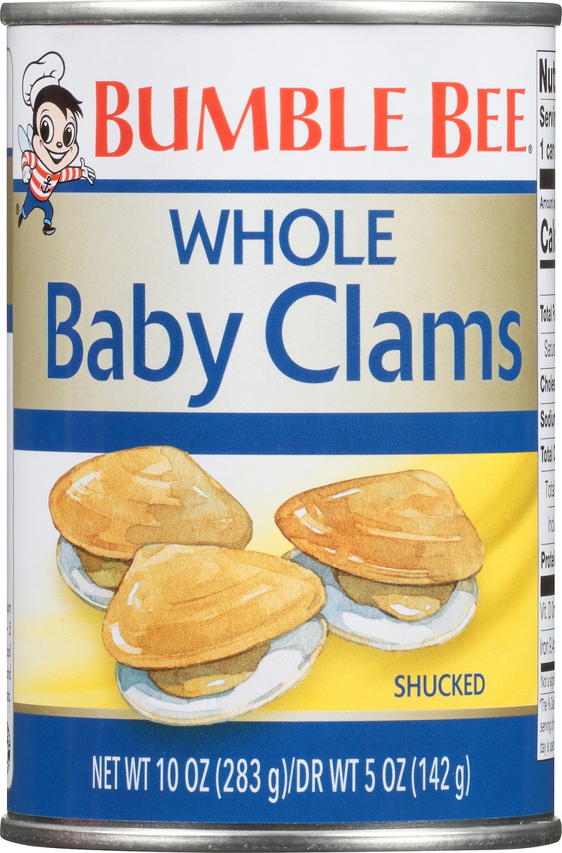 slide 6 of 14, Bumble Bee Fancy Whole Baby Clams, 10 oz