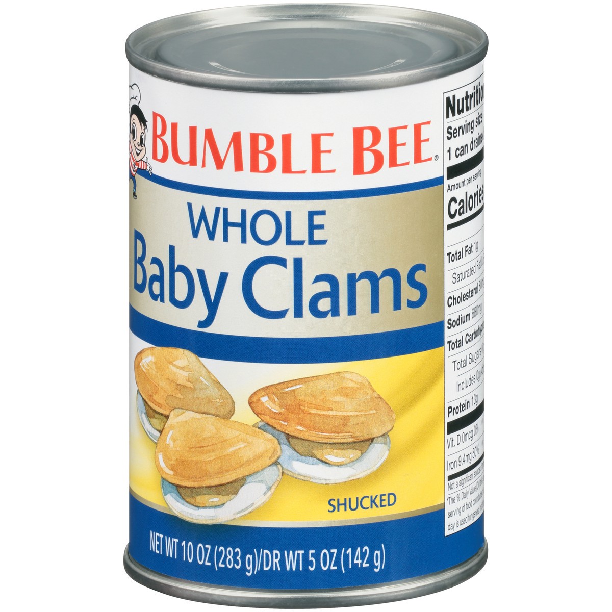 slide 5 of 14, Bumble Bee Fancy Whole Baby Clams, 10 oz