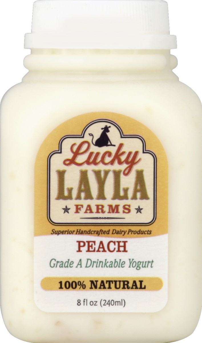 slide 1 of 4, Lucky Layla Yogurt 8 oz, 8 oz